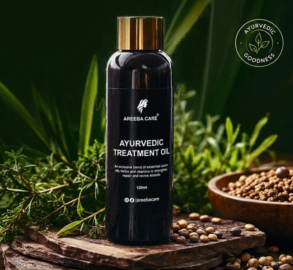 Areeba Care Ayurvedic Treatment Hair Oil – Strengthen, Repair & Revive – 120ml